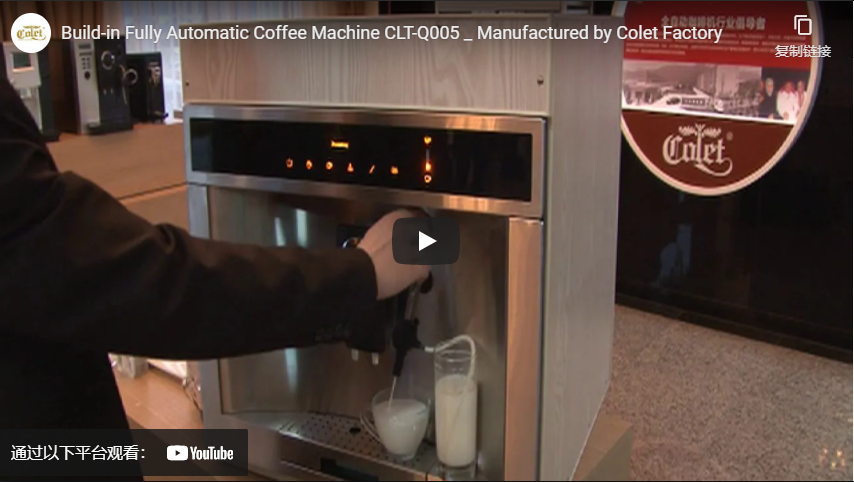 Build In Fully Automatic Coffee Machine Clt Q005 Manufactured By Colet Factory